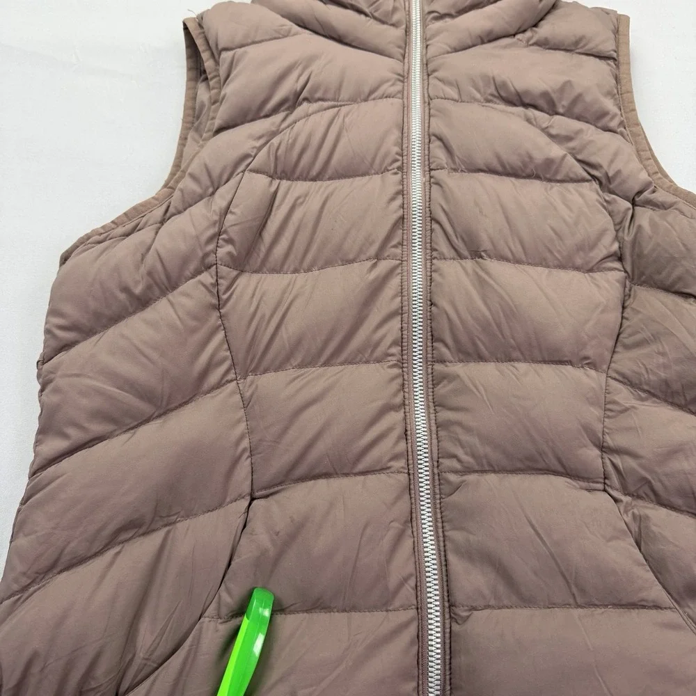 Lululemon Down & Around Vest Women's Size 6 Hooded Long Puffer Down